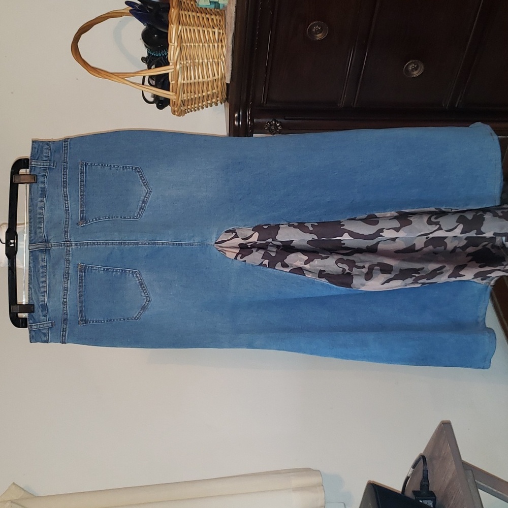 Ashley Stewart denim skirt size 16 - Picture 2 of 6